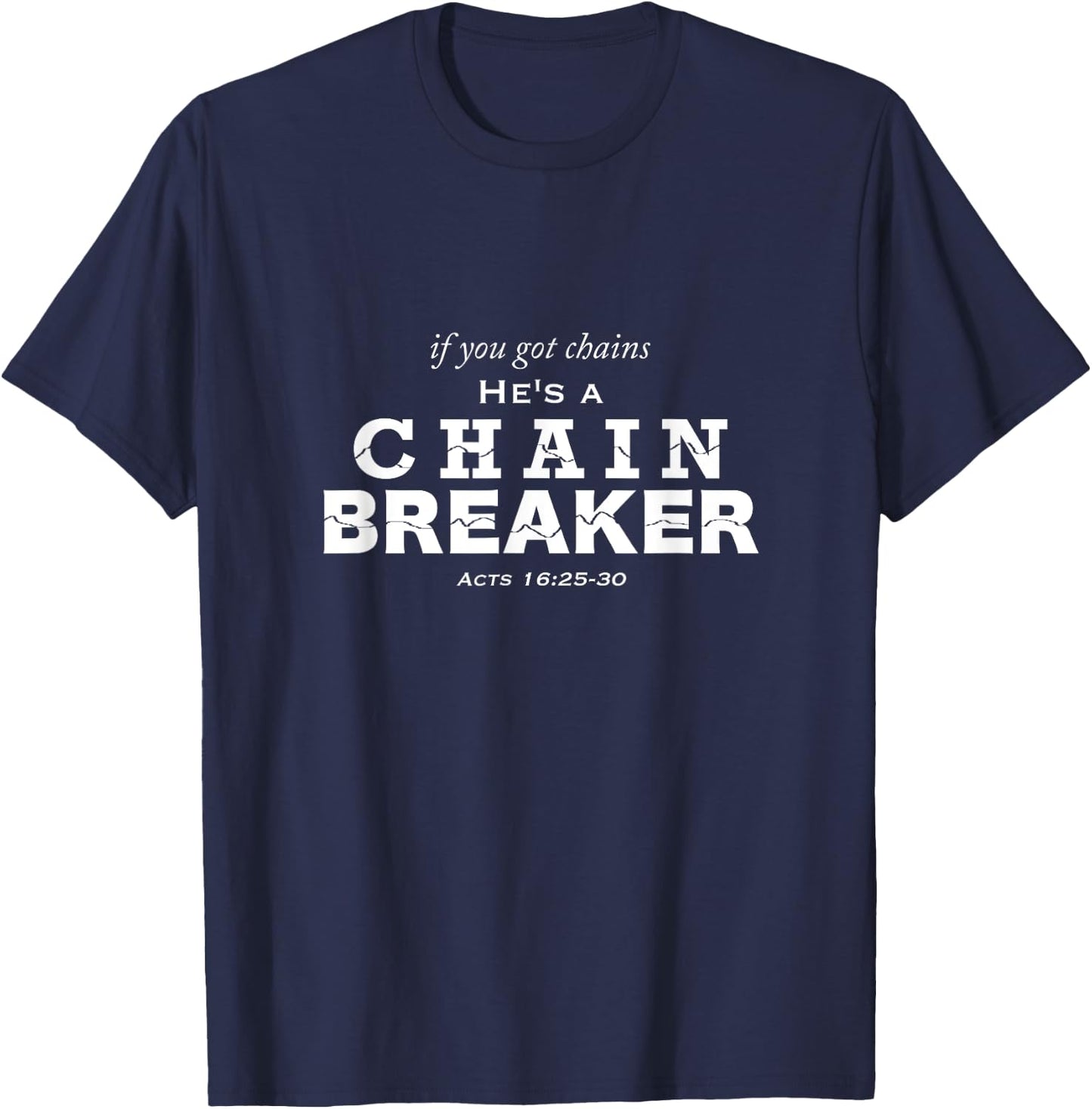Chain Breaker T-Shirt - T-Shirt | Navy