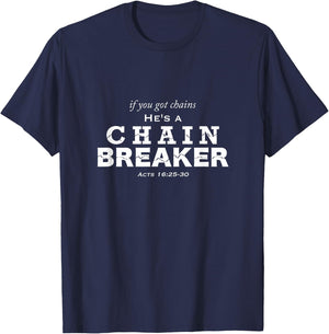 Chain Breaker T-Shirt - T-Shirt | Navy