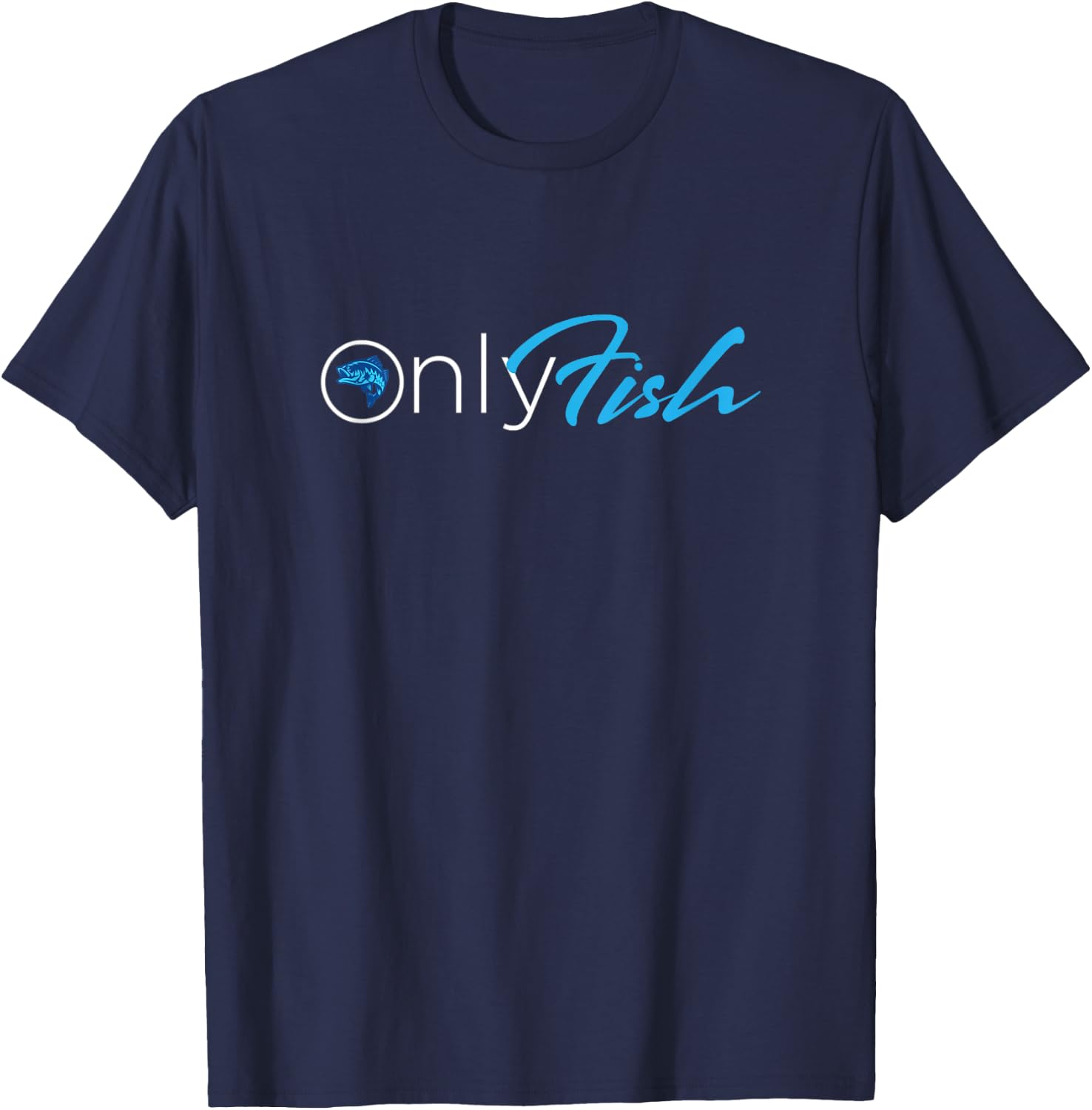 Onlyfish fishing , bass fish T-Shirt - T-Shirt | Navy