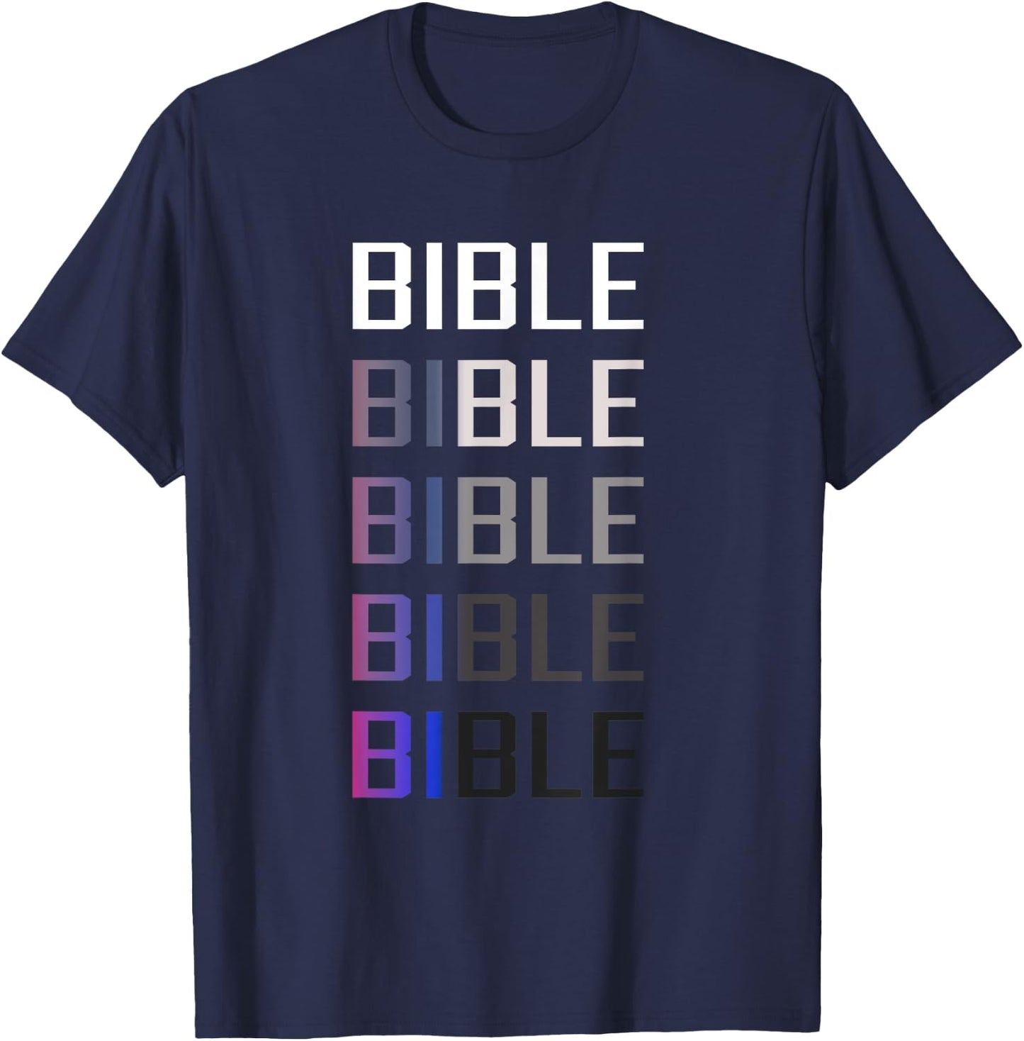 Meme funny Bible shirt - Bible T-Shirt - T-Shirt | Navy