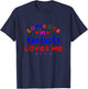 Kids Someone in Kentucky Loves Me Kids Boys Girls T-Shirt - T-Shirt | Navy
