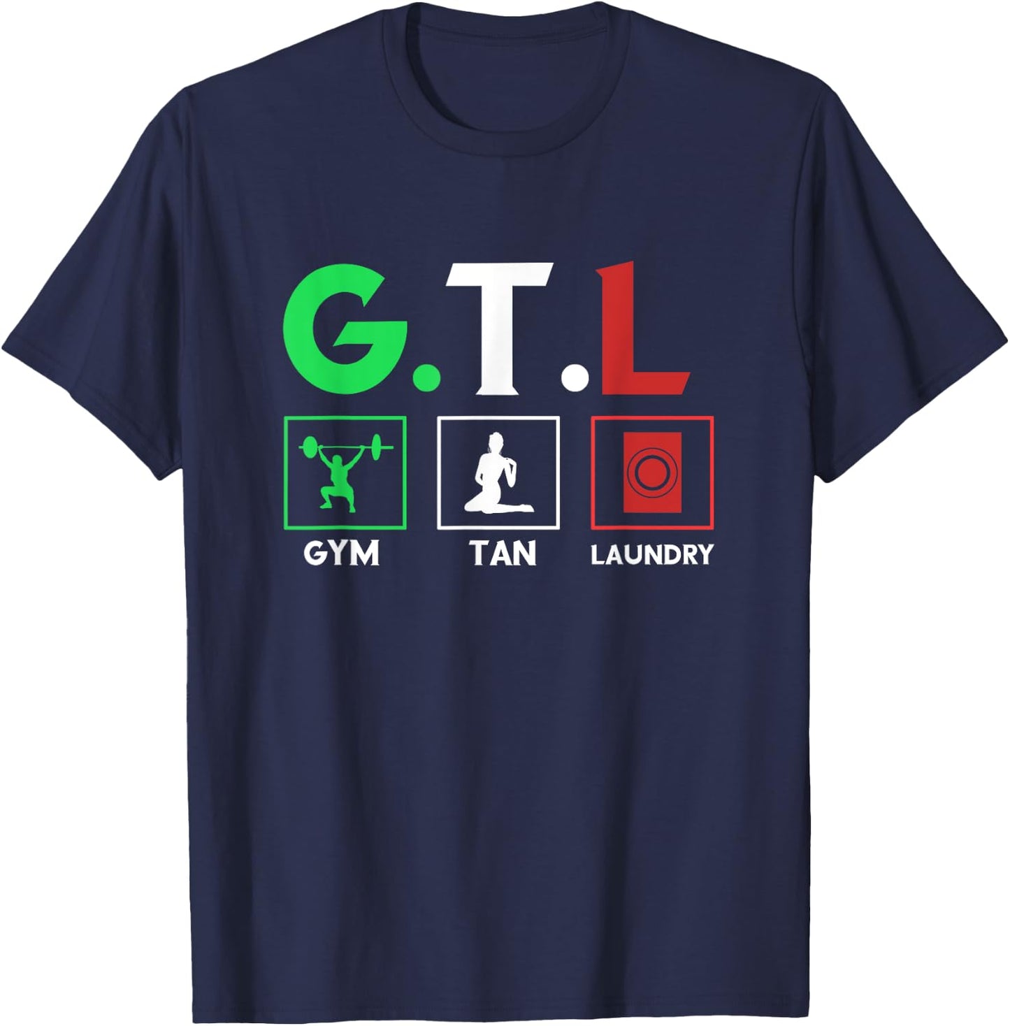 Gym Tan Laundry GTL T-Shirt - T-Shirt | Navy