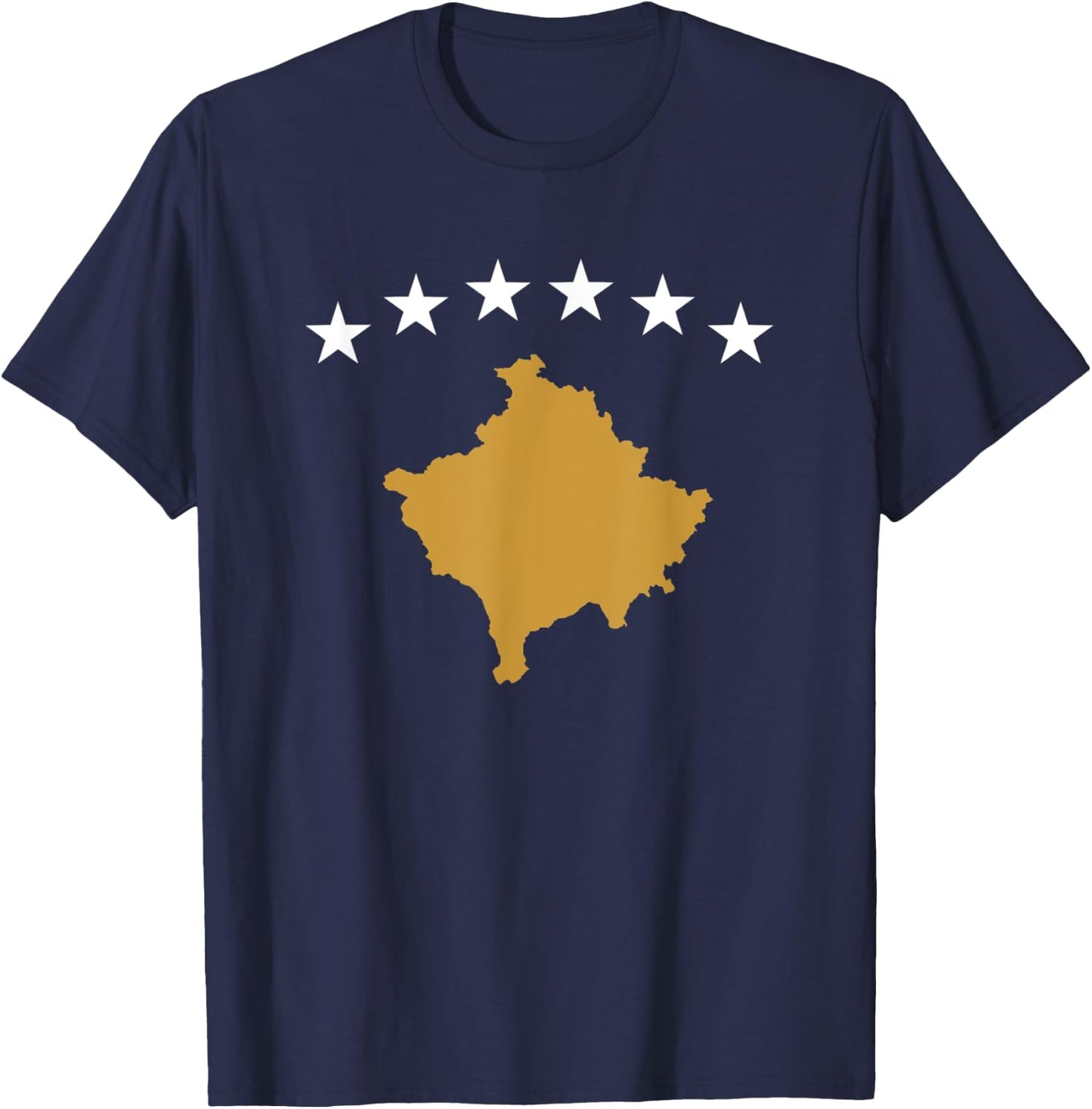 Kosovo Flag Men Women And Kids T-Shirt - T-Shirt | Navy