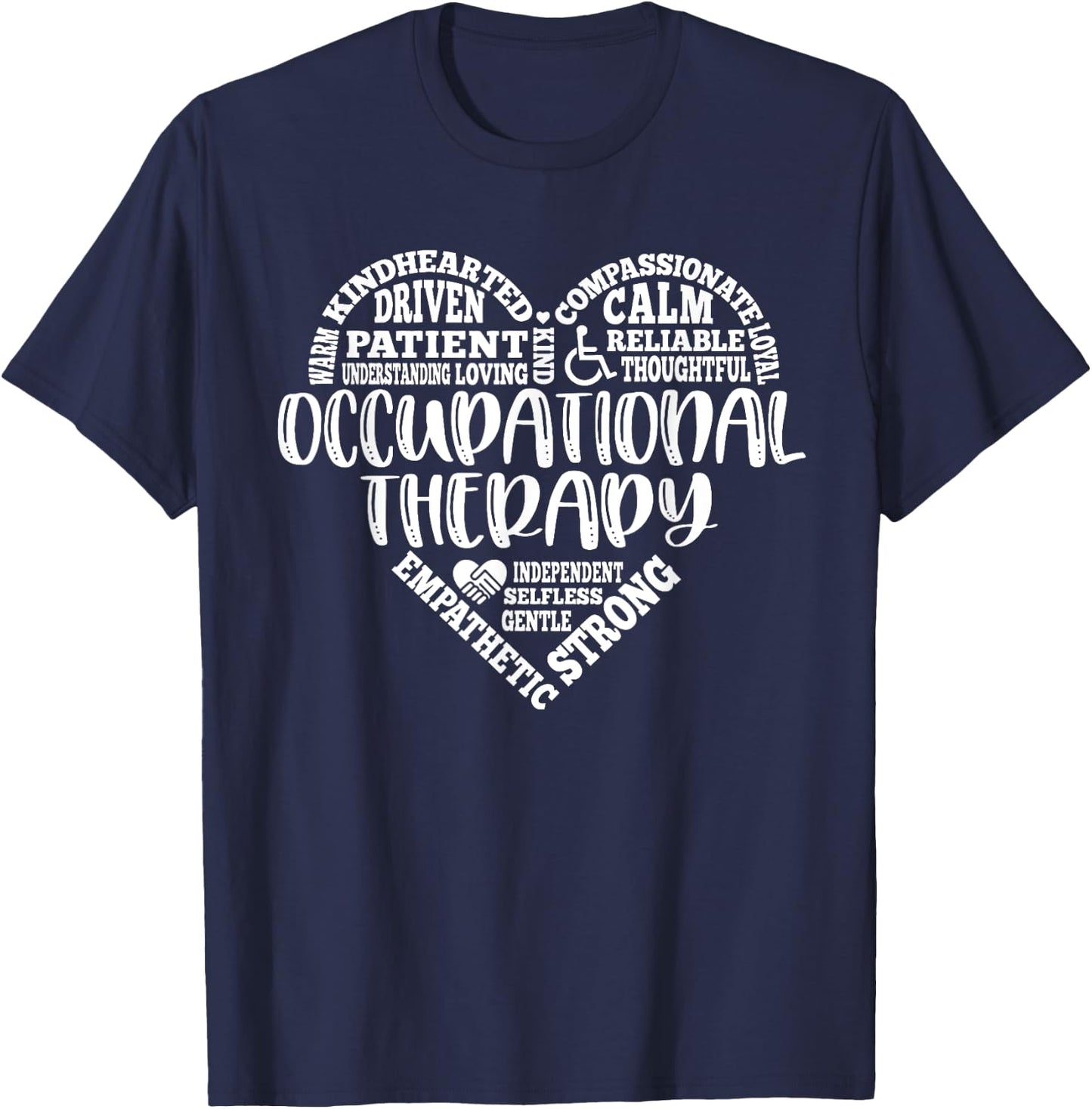 Occupational Therapy Pediatric Therapist OT Month Assistant T-Shirt - T-Shirt | Navy