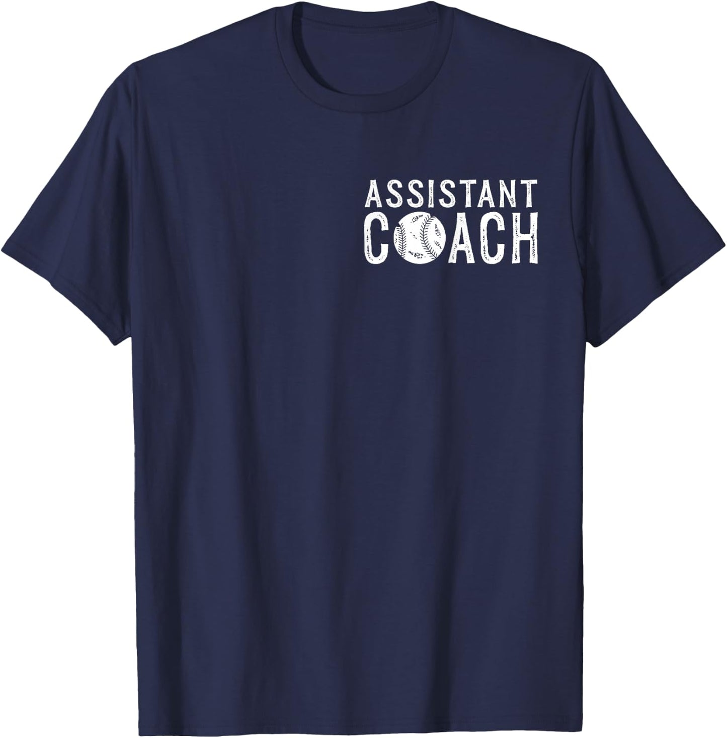 Assistant Baseball Coach T-Shirt - T-Shirt | Navy