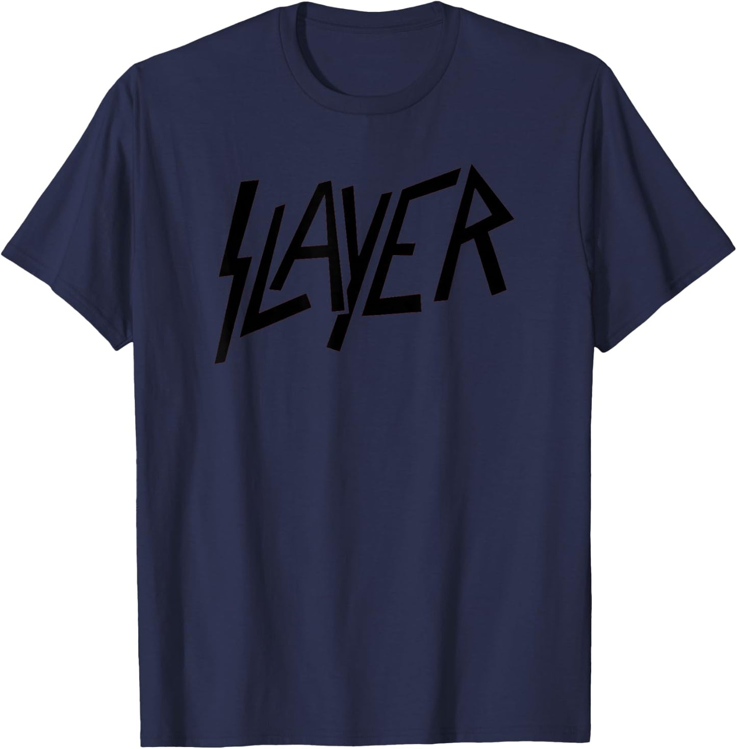 Slayer - Black Classic Logo T-Shirt - T-Shirt | Navy