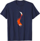 The Quick Orange-Red Fox T-Shirt - T-Shirt | Navy