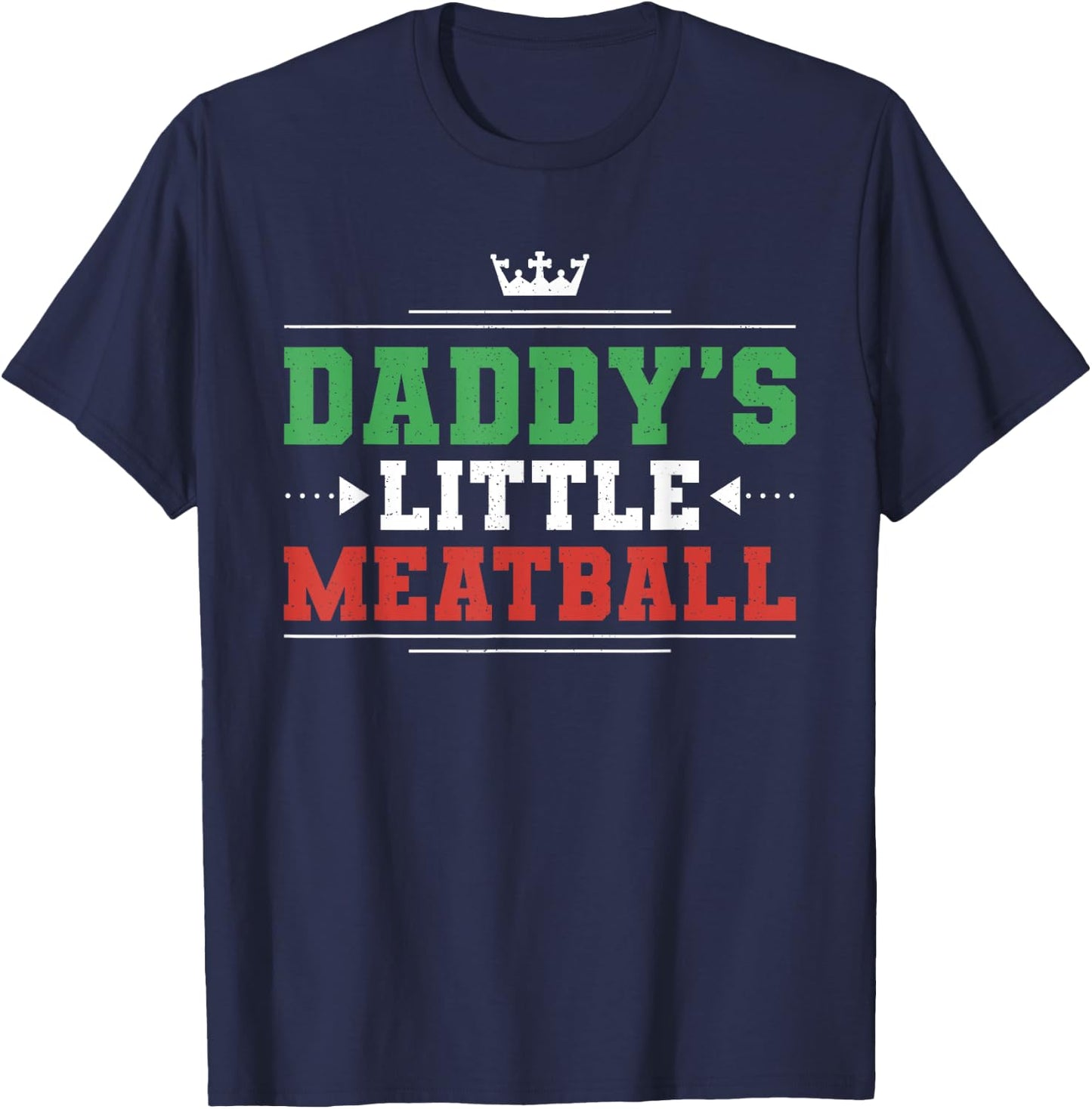 Daddys Little Meatball T-Shirt - T-Shirt | Navy
