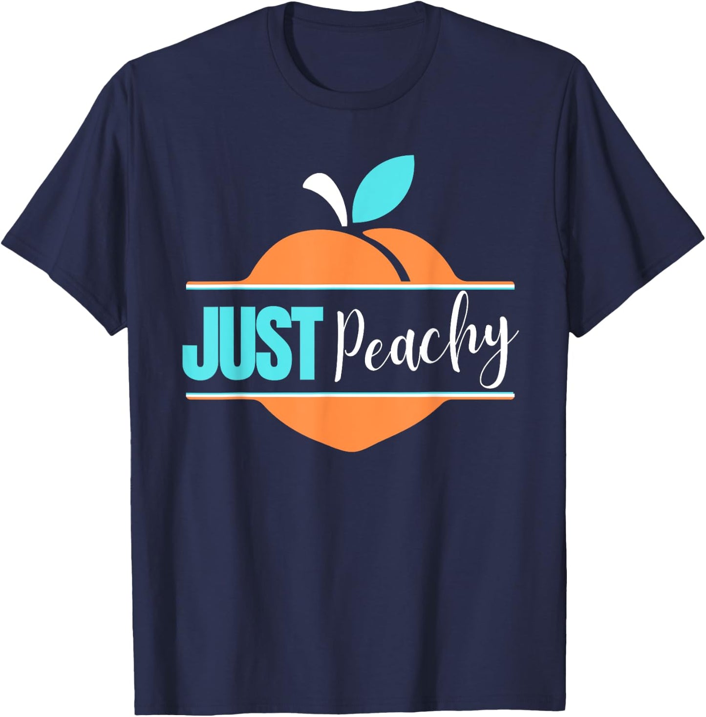 Just Peachy T-Shirt - T-Shirt | Navy