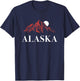 Alaska Large Mountain T-Shirt - T-Shirt | Navy