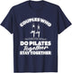 Pilates Couple Fitness - Training Pilates T-Shirt - T-Shirt | Navy