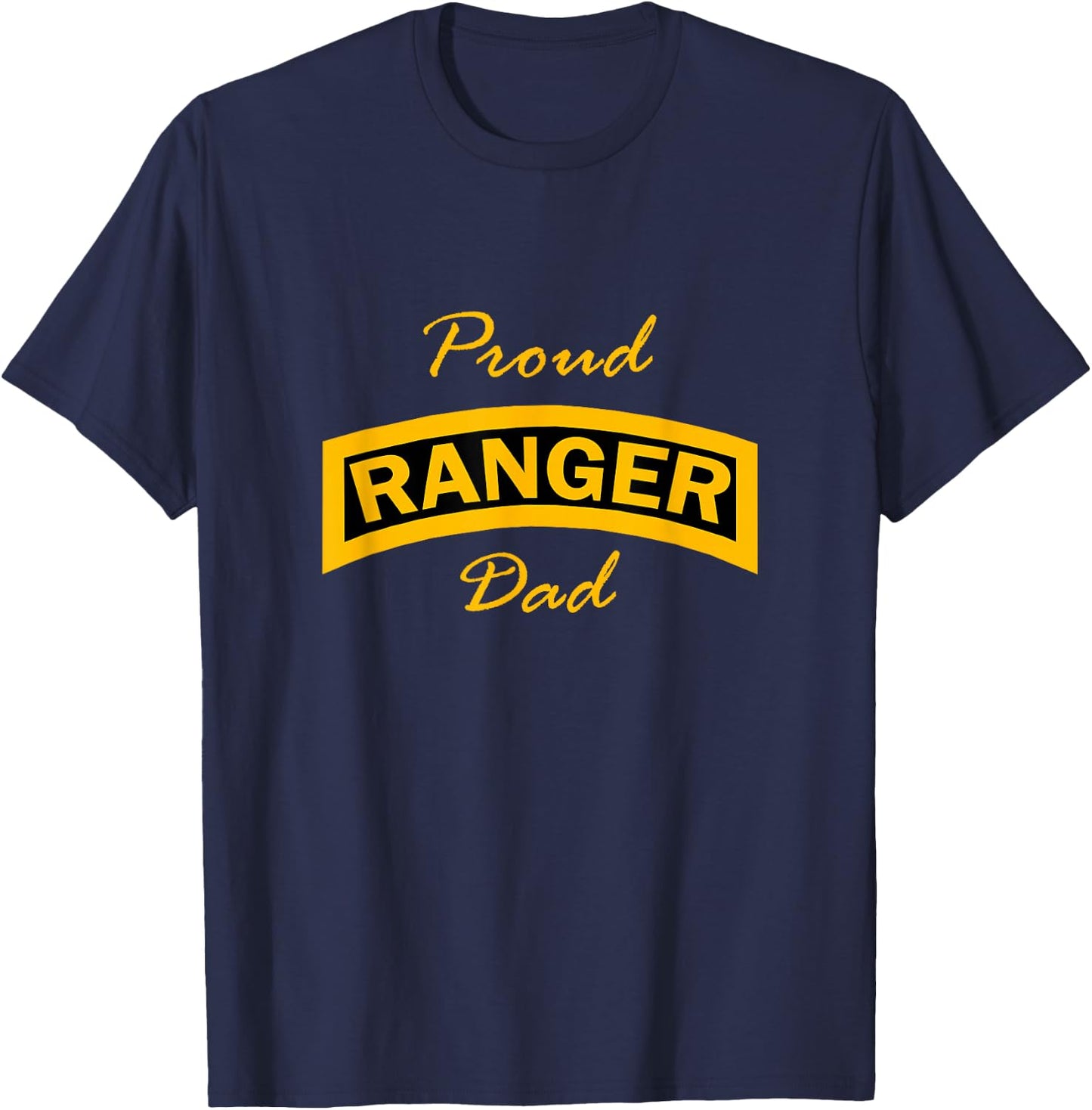 Army Ranger School Tab Proud Dad T-Shirt - T-Shirt | Navy