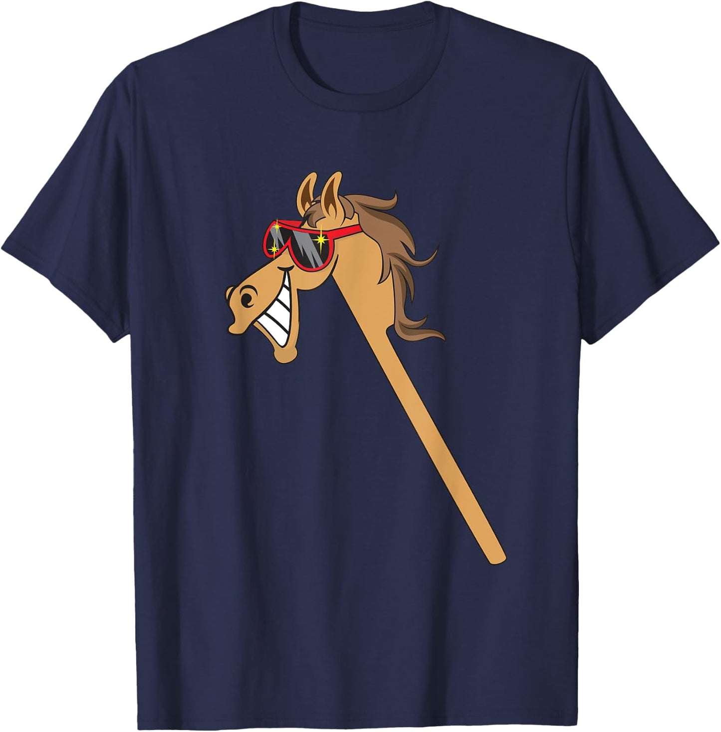 Hobby Horse Horsing Sport for Girls T-Shirt - T-Shirt | Navy