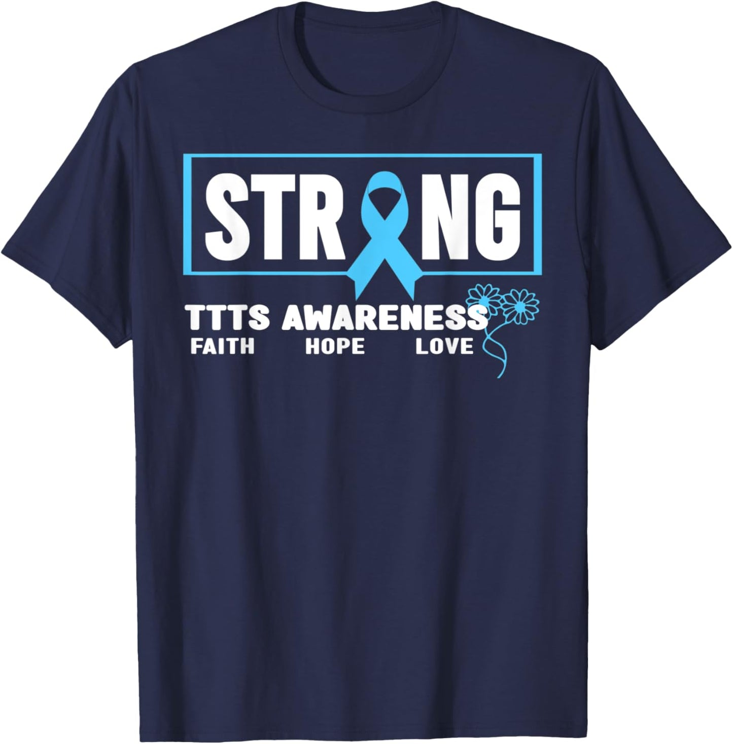 TTTS Strong - Twin To Twin Transfusion Syndrome Awareness T-Shirt - T-Shirt | Navy