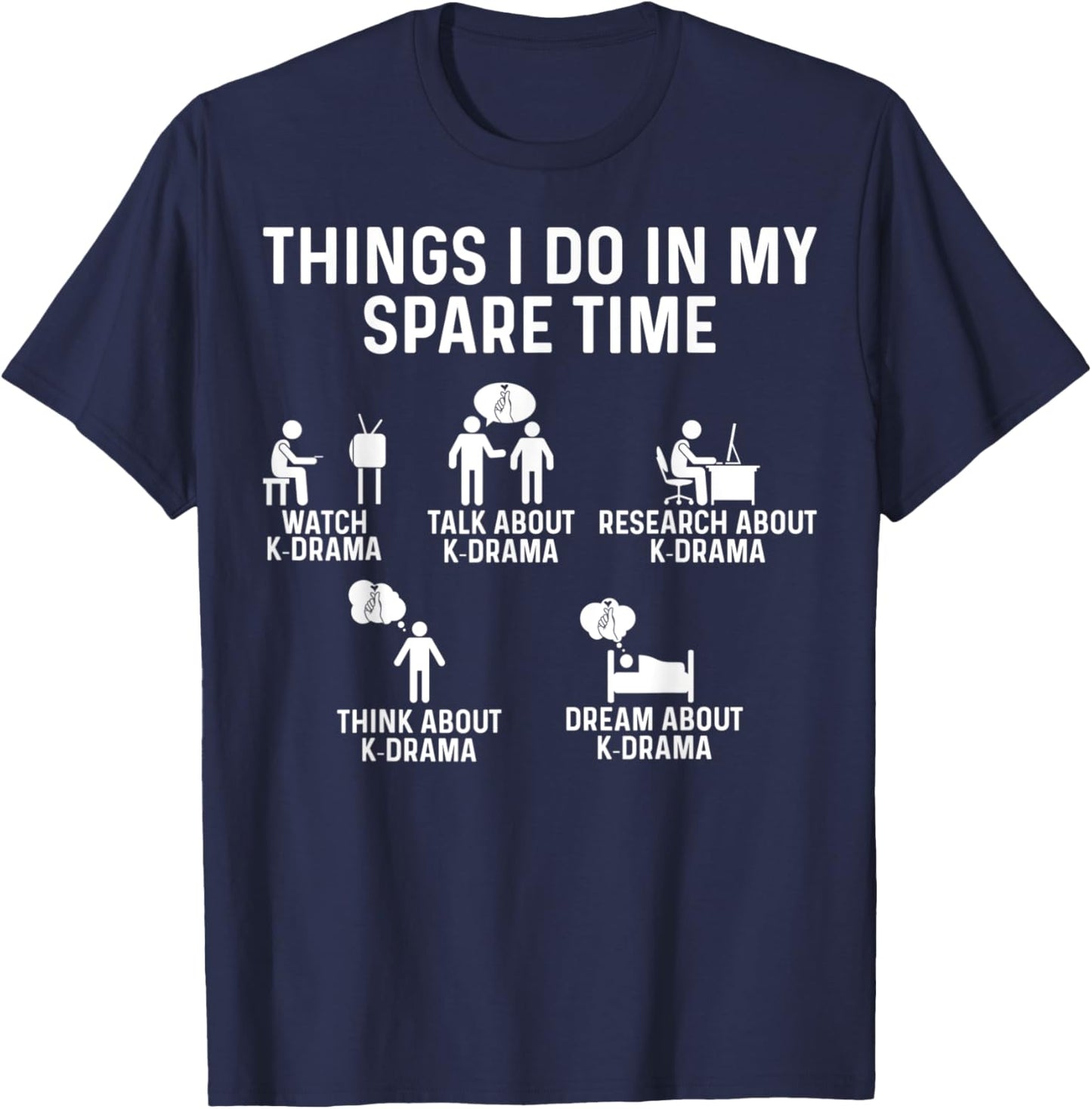 Korean Drama Watch K-Drama K Drama T-Shirt - T-Shirt | Navy