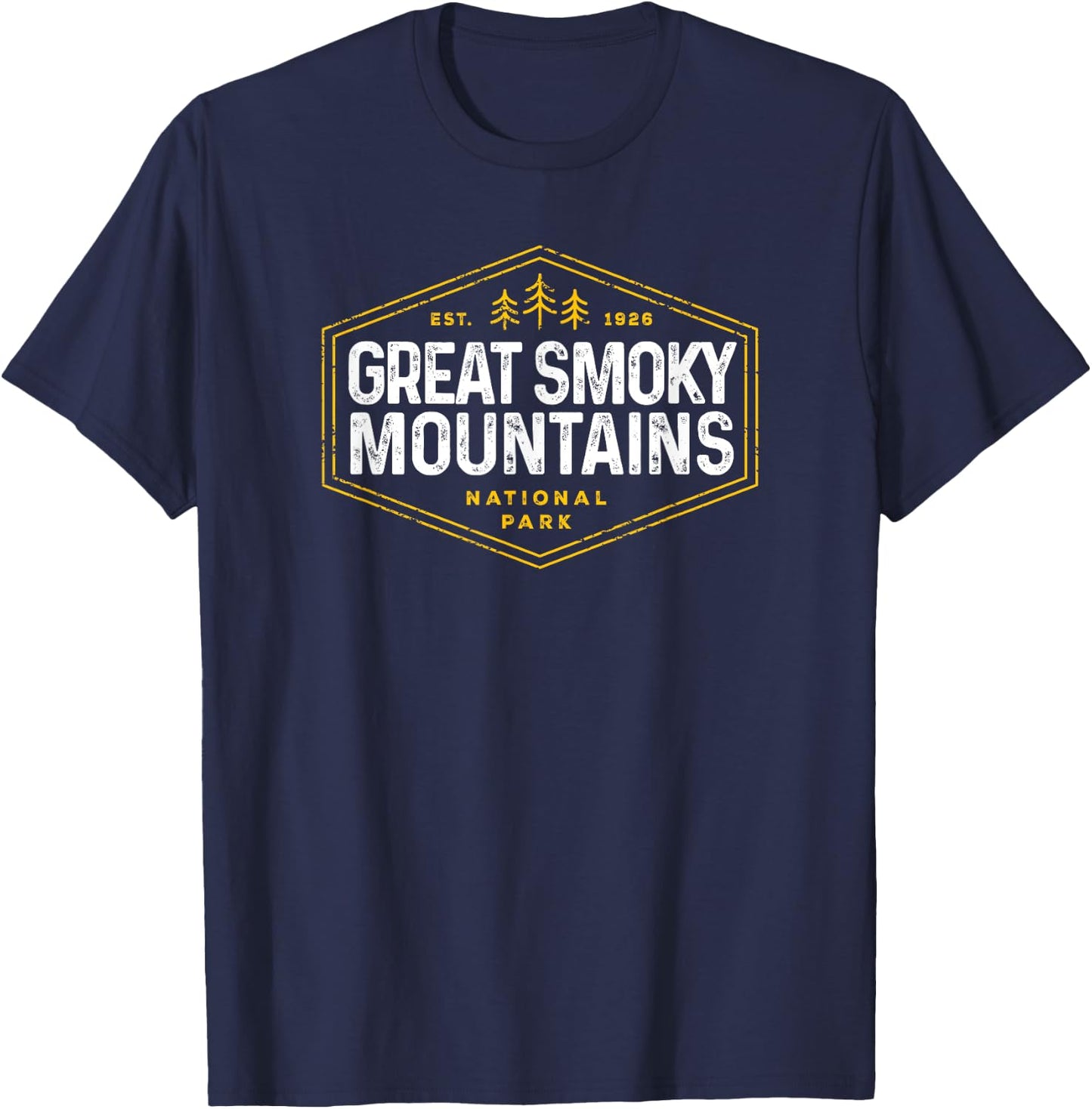Great Smoky Mountains National Park Shirt Vintage Kids T-Shirt - T-Shirt | Navy