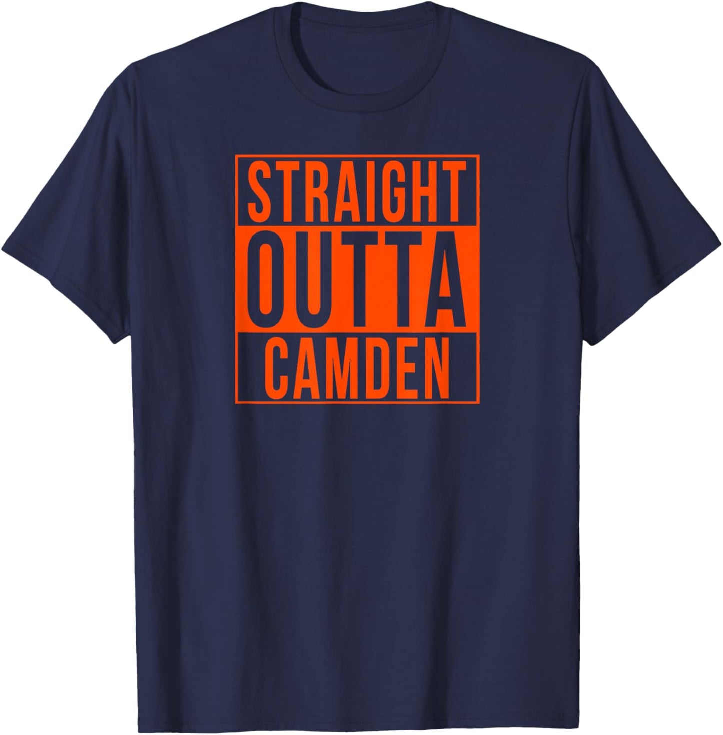 Straight Outta Camden - Baltimore Baseball T-Shirt - T-Shirt | Navy