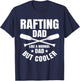 Rafting Dad Rafter Whitewater Paddling Raft Father's Day T-Shirt - T-Shirt | Navy