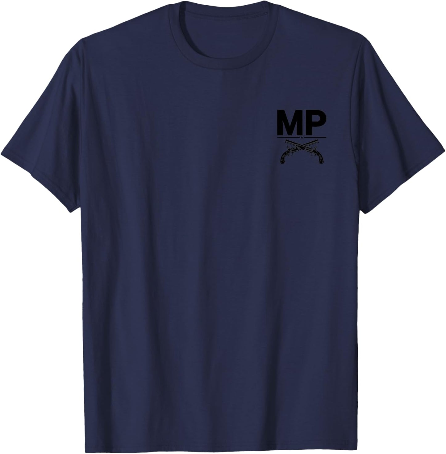 Mp Military Police Corps Us Army (black) T-Shirt - T-Shirt | Navy