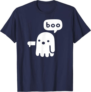 Funny Chunky Ghost Of Disapproval Boo Halloween Classic T-Shirt - T-Shirt | Navy