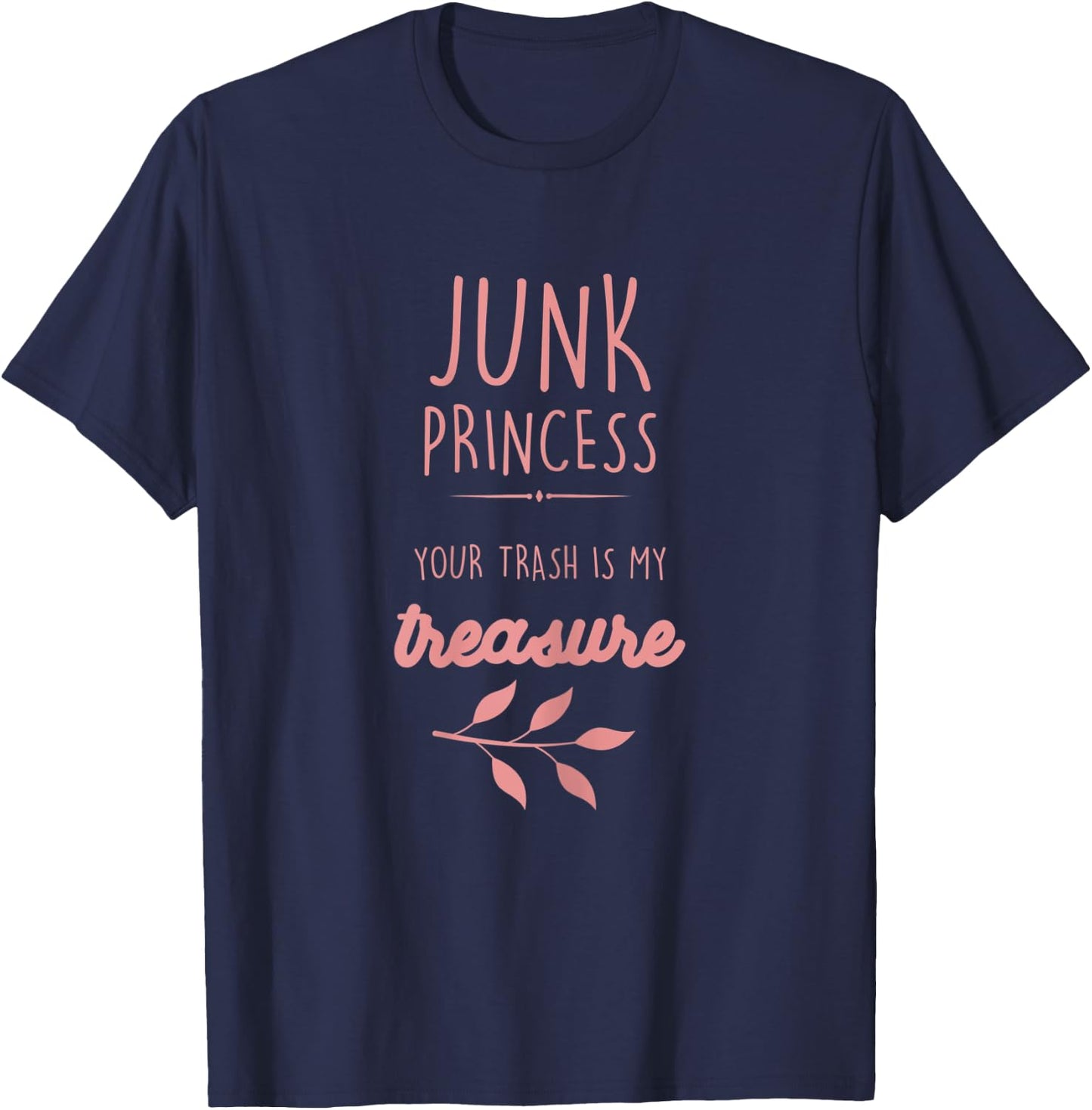Antiquer Antiquing | Junk Princess | Girls Antique Collector T-Shirt - T-Shirt | Navy