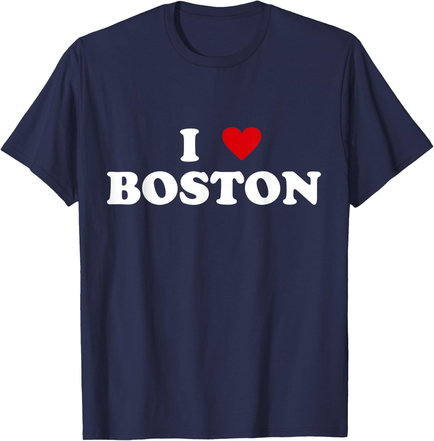 I Heart USA City - I Love Boston T-Shirt - T-Shirt | Navy