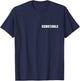 Constable WHITE FRONT PRINT Police Law Enforcement On Duty T-Shirt - T-Shirt | Navy