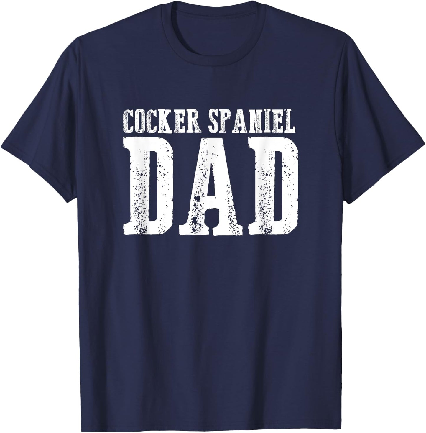 Cocker Spaniel Dad T-Shirt - T-Shirt | Navy