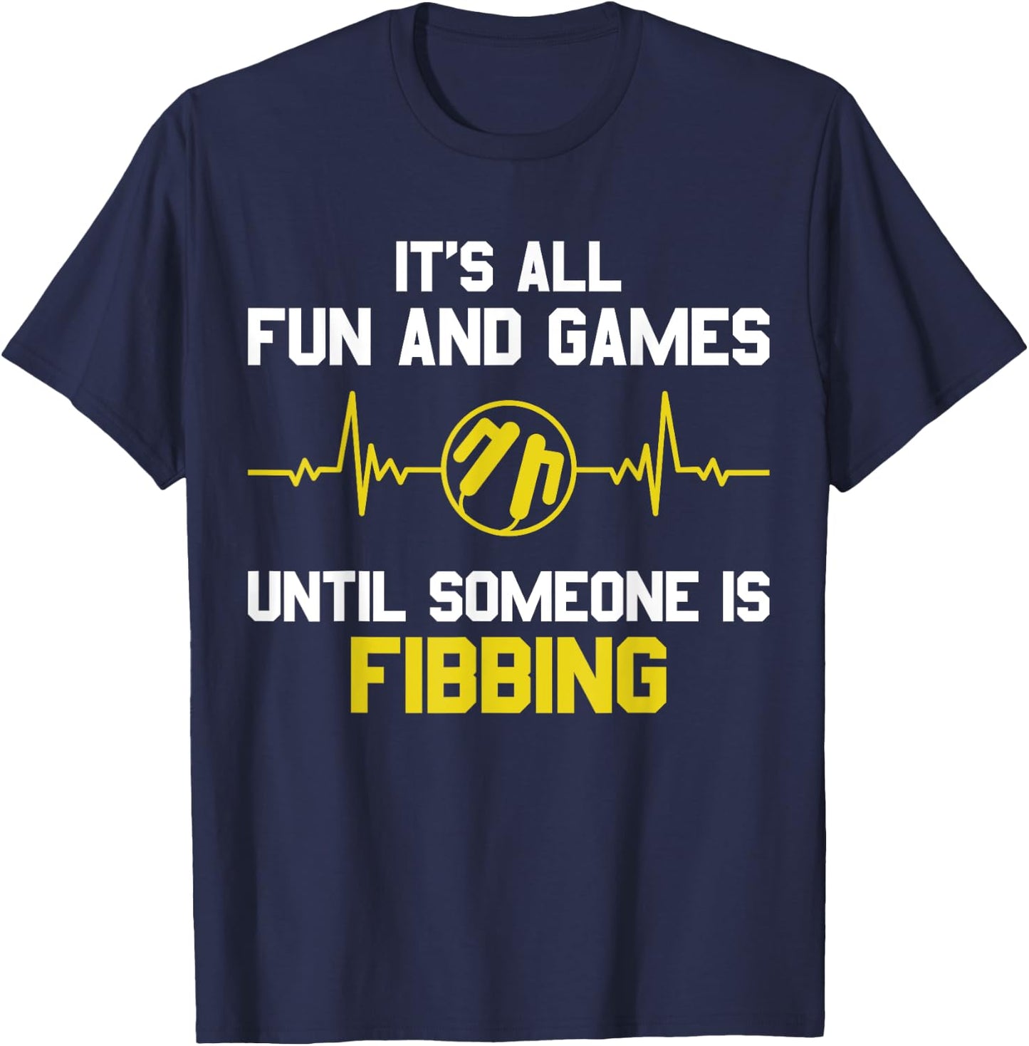 Cardiac Nurse Fibbin Funny Cardiology Nurse CVICU T-Shirt - T-Shirt | Navy