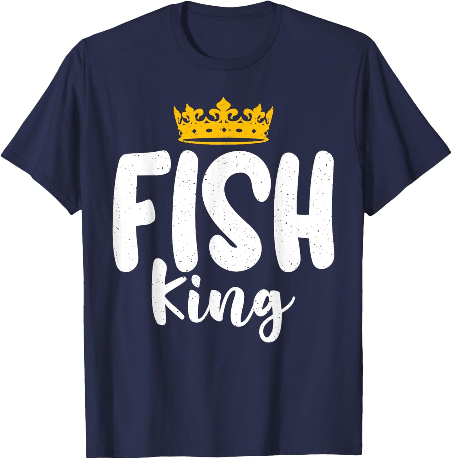 Fish King Fish Owner T-Shirt - T-Shirt | Navy
