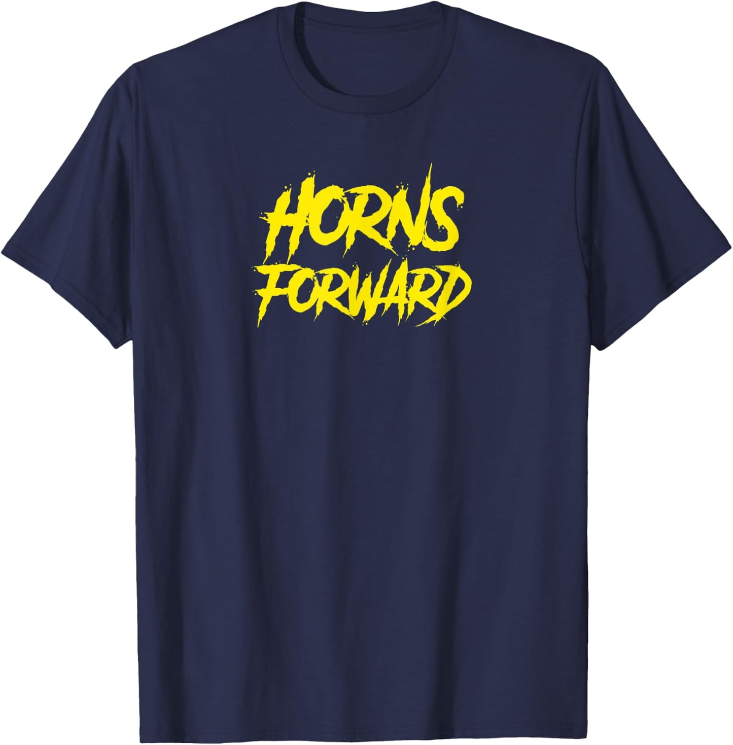 Horns Forward Brahmas San Antonio Football Tailgate T-Shirt - T-Shirt | Navy