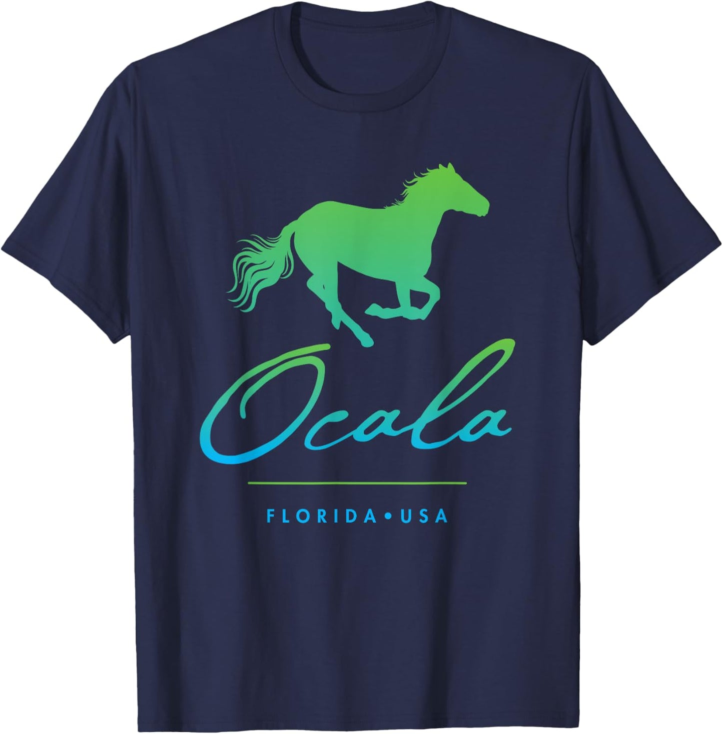 Ocala Florida T-Shirt - T-Shirt | Navy