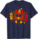 Video Games Thanksgiving Turkey Gamer Gaming Boys Kids Teens T-Shirt - T-Shirt | Navy