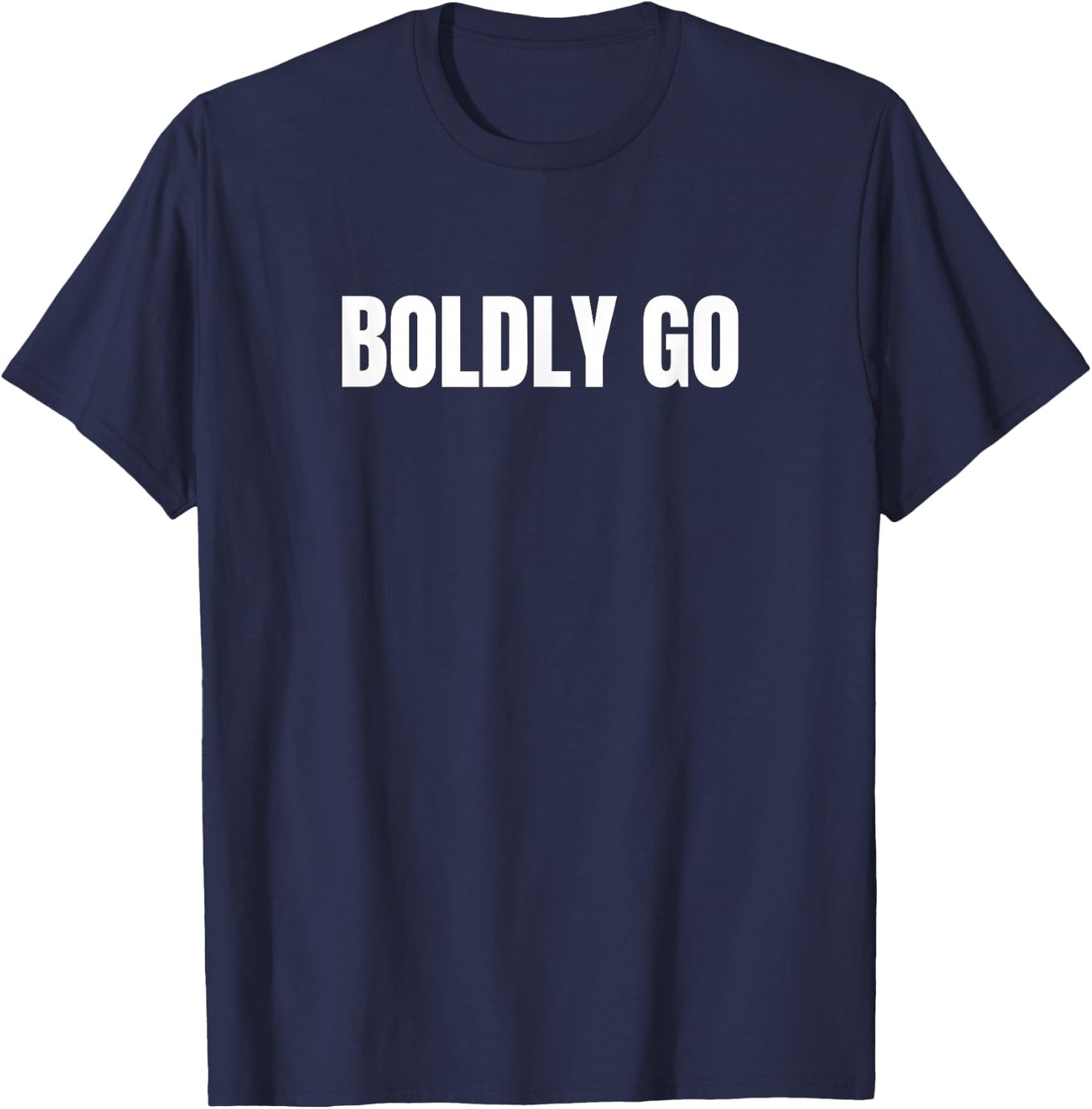 Boldly Go T-Shirt - T-Shirt | Navy