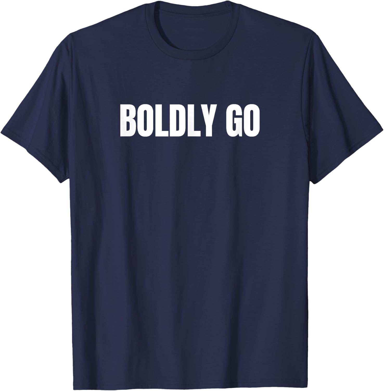 Boldly Go T-Shirt - T-Shirt | Navy