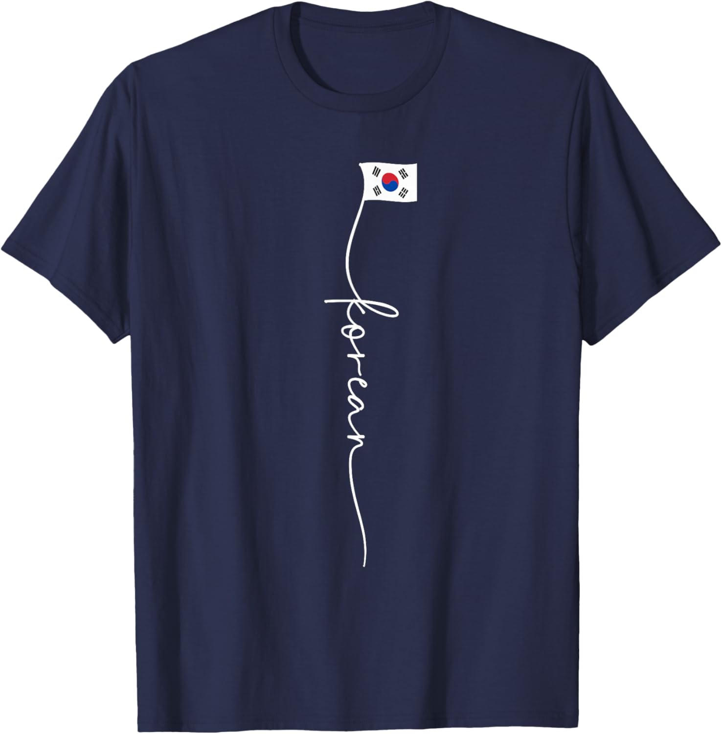 Korea Signature Korean Flag T-Shirt - T-Shirt | Navy