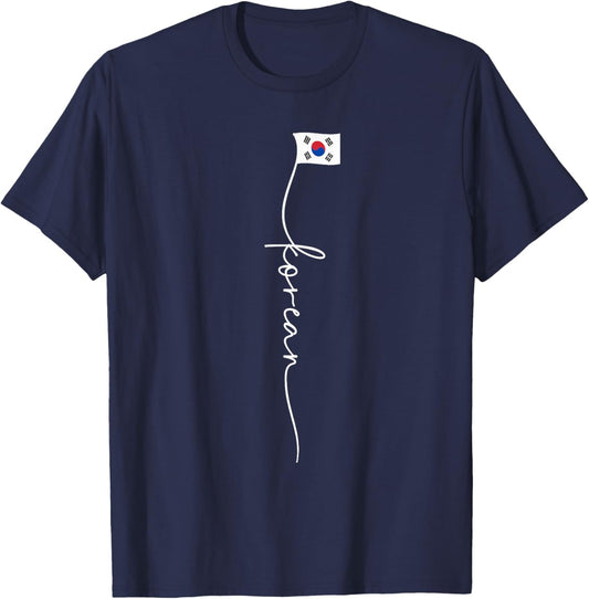 Korea Signature Korean Flag T-Shirt - T-Shirt | Navy