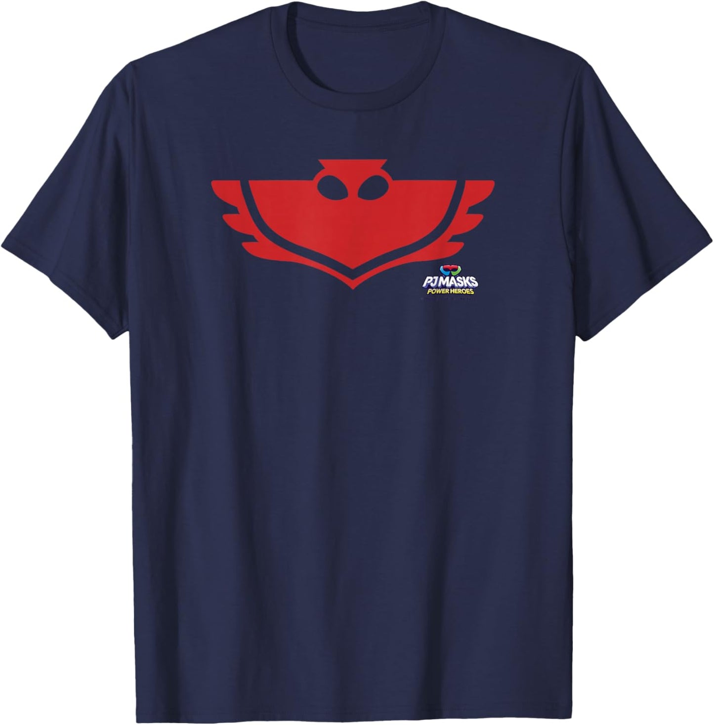 PJ Masks Owlette Eagle Owl Icon Power Logo V2 T-Shirt - T-Shirt | Navy