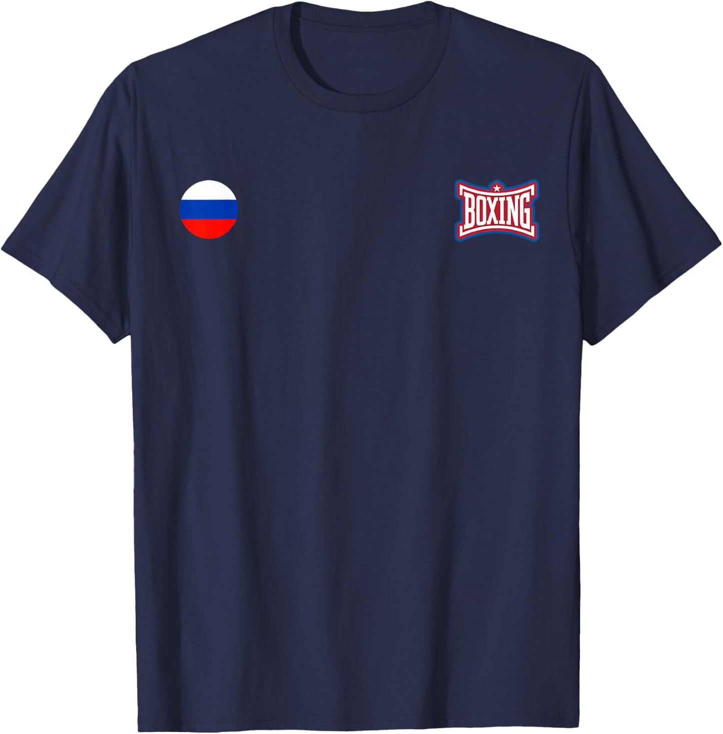 Russian Boxer T-Shirt - T-Shirt | Navy