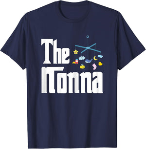 The Nonna | Grandma Grandmom | Grandmother T-Shirt - T-Shirt | Navy