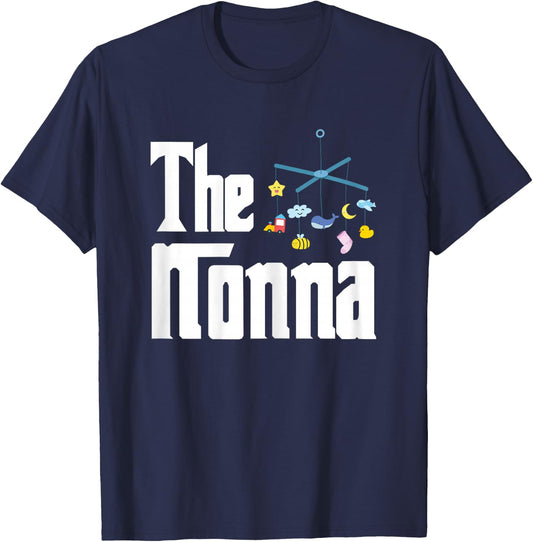 The Nonna | Grandma Grandmom | Grandmother T-Shirt - T-Shirt | Navy