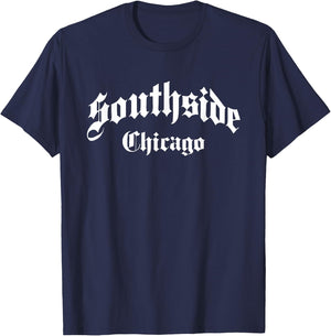 Southside - Chicago - Throwback Design - Classic T-Shirt - T-Shirt | Navy