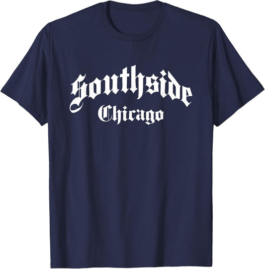 Southside - Chicago - Throwback Design - Classic T-Shirt - T-Shirt | Navy