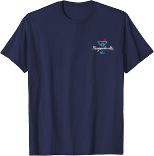 It's 5 O'clock Somewhere Neon Sign T-Shirt - T-Shirt | Navy