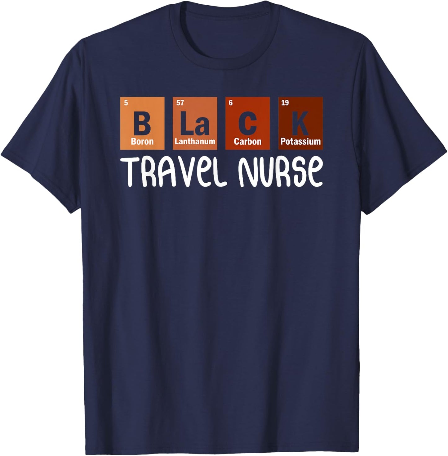 TN Travel Nurse Nurses Day T-Shirt - T-Shirt | Navy
