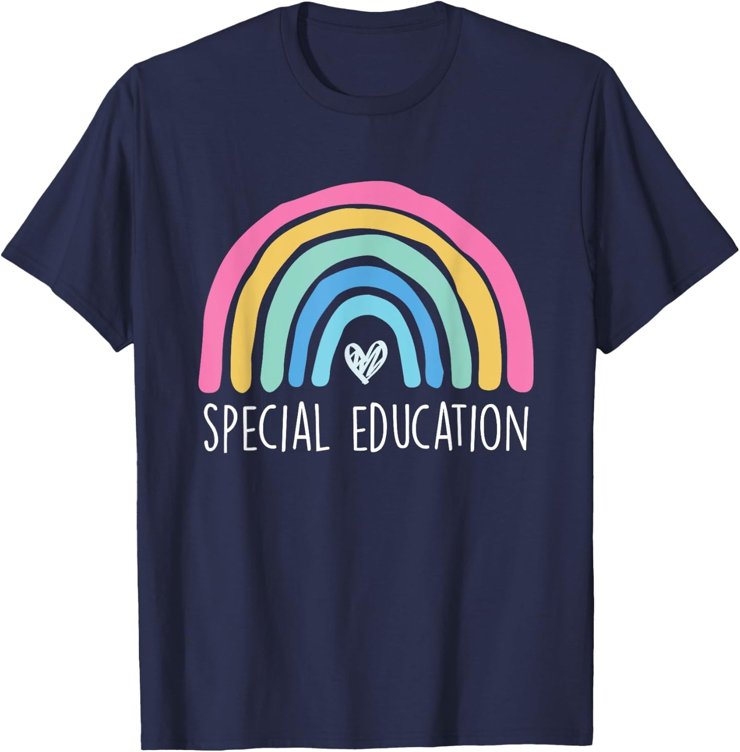 Special Education Sepd Teacher Paraprofessional Speducator Men Women T-Shirt - T-Shirt | Navy