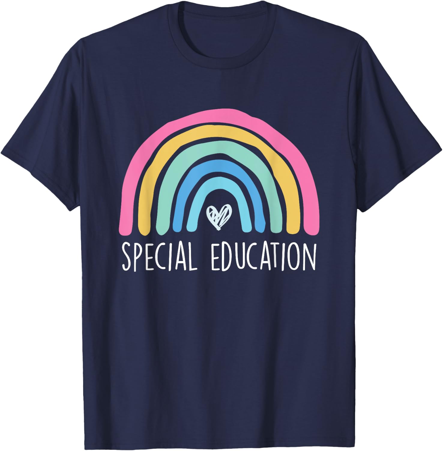 Special Education Sepd Teacher Paraprofessional Speducator Men Women T-Shirt - T-Shirt | Navy