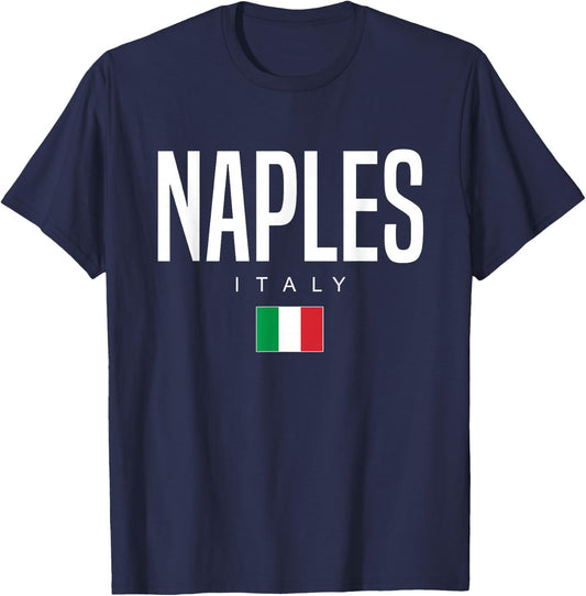 Naples Italy T-Shirt - T-Shirt | Navy