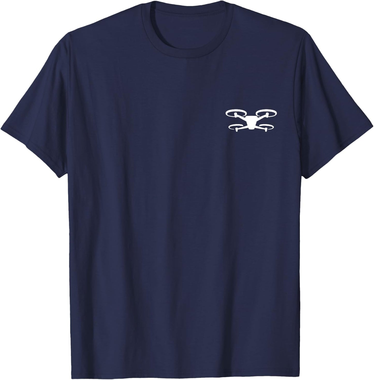 Drone Pilot Drone Operator Drone Quadcopter Pocket T-Shirt - T-Shirt | Navy