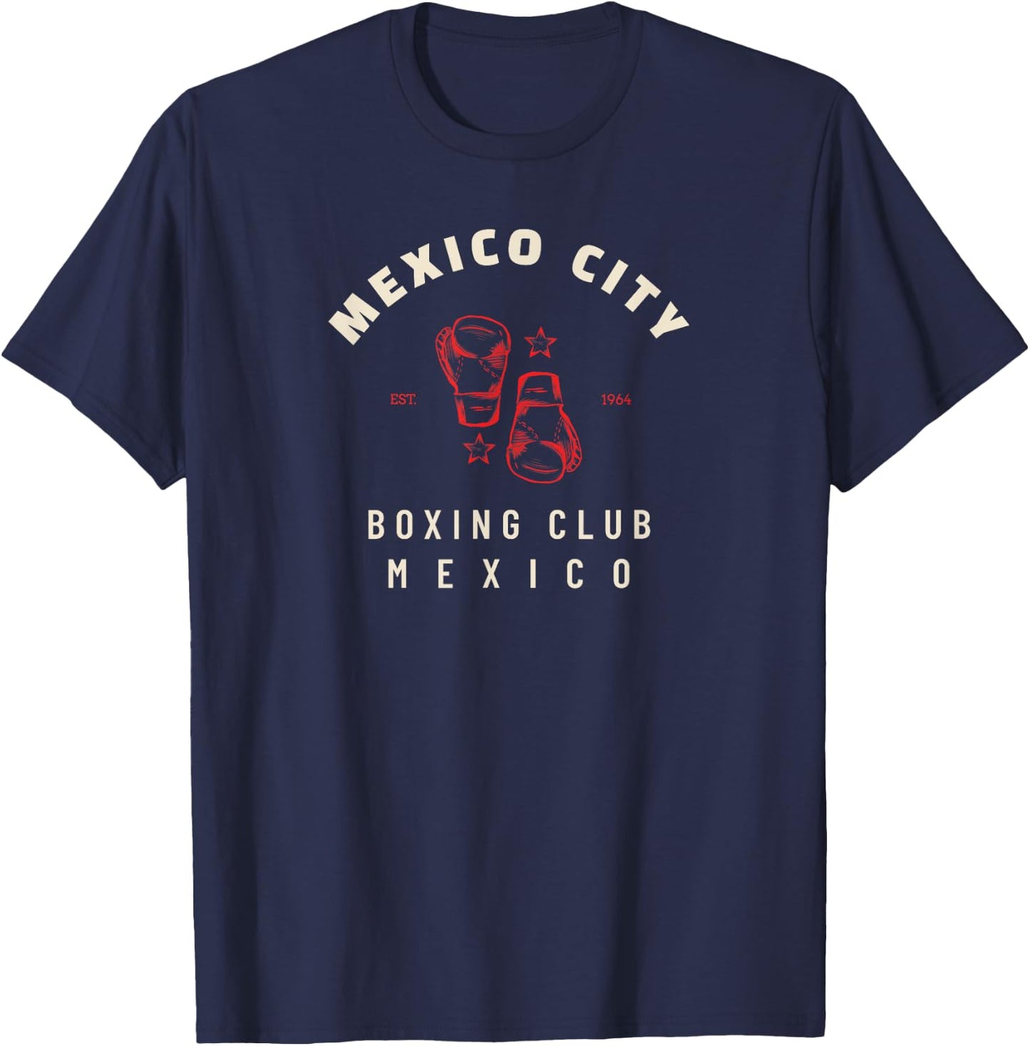 Mexico City Boxing Club Mexico - Boxing T-Shirt - T-Shirt | Navy